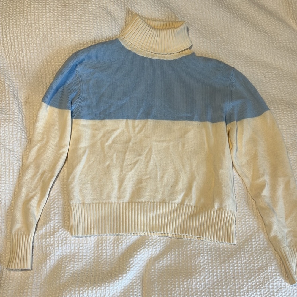 The fifth label XS turtleneck colorblock sweater